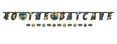 BATMAN HEROES UNITE SUPERHERO PARTY ~ 2 PACK «TO THE BAT CAVE» BANNER DECOR~ NEW