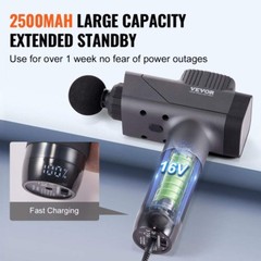 Massage Gun Deep Tissue Percussion Muscle Massager for Athletes – with 8 Spee