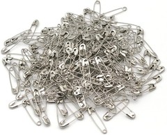 2000 Pieces – Silver Safety Pins, 1.1 Inch 28Mm, Extra Strong, Multi-Purpose