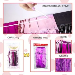 Cartoon Mouse Birthday Party Supplies, 3PCS Cute Mouse Foil Fringe Curtains |…