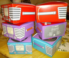 Rockin’ 50S Favor Boxes – Party Supplies 6 Pieces Retro Phonic Album/record box