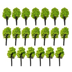 20pcs DIY Miniature Trees Model Train Railroad Wargame Scenery Landscape Scale
