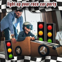 2 Pcs Traffic Light Boxes for Car Theme Birthday Party Supplies Party Decor T…