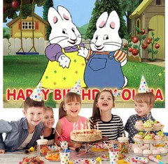 Max and Ruby Personalised Custom Banner Backdrop Vinyl Party Supplies