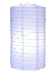 8″ Lavender Cylinder Paper Lantern