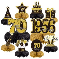 10PCS 70th Decorations Centerpieces for Table Decorations, 2026 Vintage 1956 …