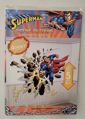 Superman Party Decorations Giant Wall Scene Setter DC Comics Super Heros