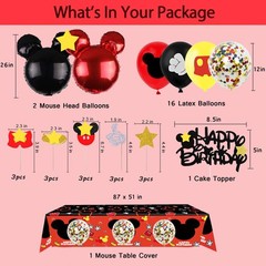 Cartoon 3rd Birthday Party Decorations – 3 Years Old Boy Party Supplies Inclu…