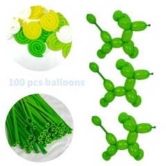 100PCS 260Q green Magic long balloon decoration shopping mall activities, par…