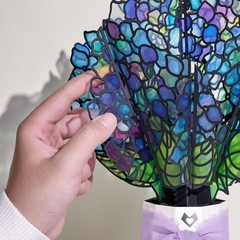 Sunlit Hydrangeas Bouquet | Birthday Sentiment Included
