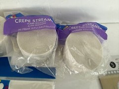 Plan A Party Crepe Streamer Lot w/Table Cover, Clips, and Tissue Fans