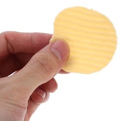 Simulated Potato Chip Props – 10Pcs Realistic Fake Chips for Photography Kitc…