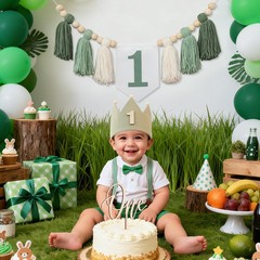 First Birthday Decorations for Boy Wild One Birthday Decor Highchair Banner