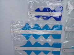 Paper Party Decorations Set Of 13 Blue Paper Sunburts Fans Hanging Decor
