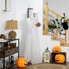 Halloween Non Animated Standing Witch Scary Light Up Eyes Party Prop Decoration⭐