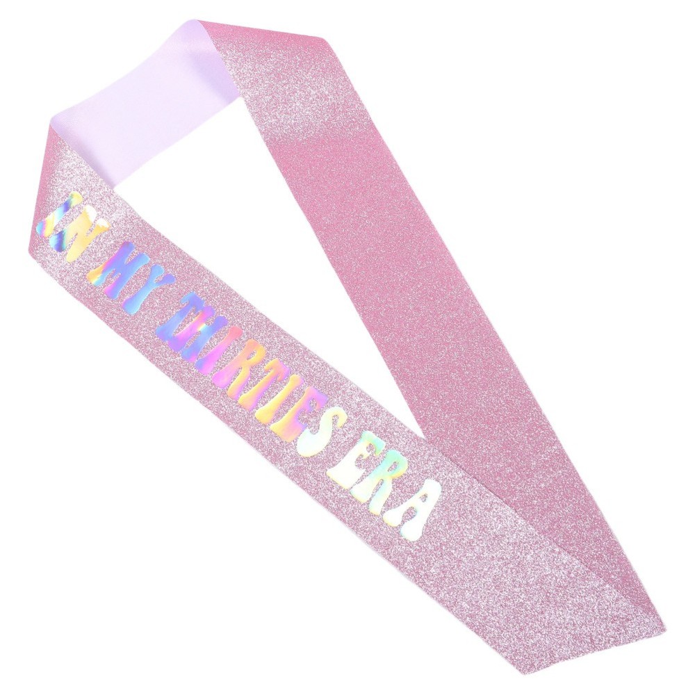Birthday Sash for Women: Iridescent Shoulder Stole – in My Thirties