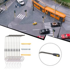 Model Street Lights Warm White 4.25» Kit Set Single Head Street Brand New
