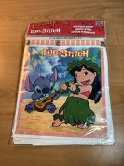 Party Express Hallmark Disney Lilo & Stitch Happy Birthday Banner New 8’5”