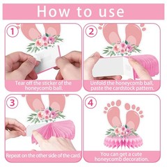 13 Pcs Pink Baby Shower Centerpiece for Girls – Honeycomb Decorations
