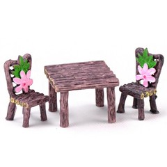 2018 Fashion New Practical Table Chair set Plant Pots Resin Garden Craft