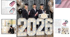 DIY 2.3ft Light Up 2026 Graduation Letters – Perfect for Prom and Ceremonies
