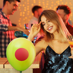 50 Pcs Martini Themed Party Decorations 10 Inch Martini Balloons for Bachelorett