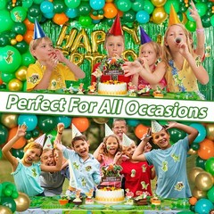 Dinosaur Party Decorations, Dinosaur Birthday Party Supplies for Kids Include…