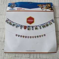 Paw Patrol Customizable Happy Birthday Banner NEW 10.75’ Long Spin Master
