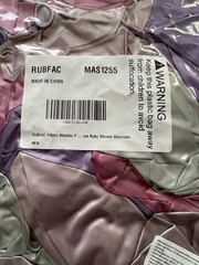 RUBFAC 110 PC Metallic Purple, Pink & Confetti Balloon Garland Arch Kit- Party