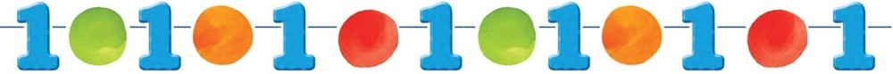 Big 1 Dots Boy 1st Polka Blue Cute Kids First Birthday Party Decoration Garland