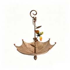 Stylish Iron Hanging Bird Feeder for Balcony Terrace For Courtyard Use