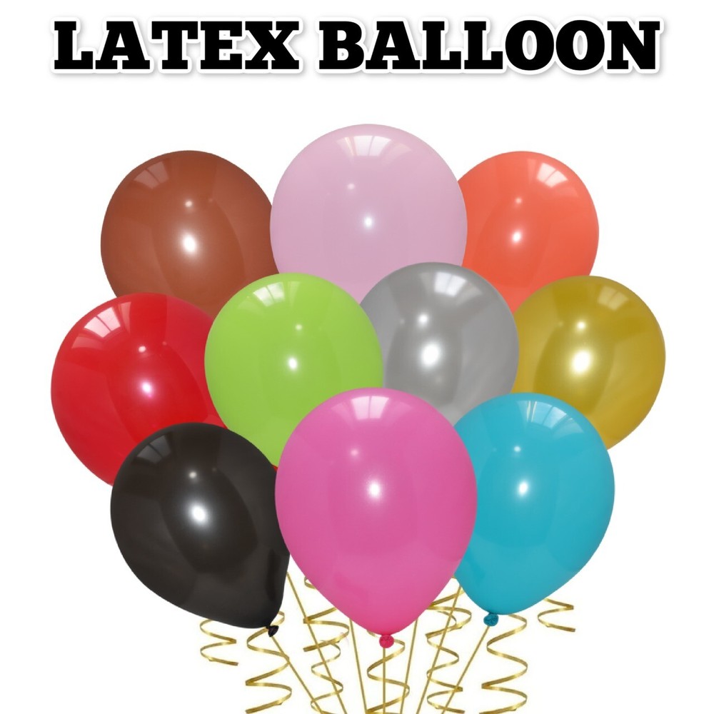 20 Pcs Plain Balloons LATEX HELIUM BIRTHDAY WEDDING PARTY DECORATION BALOONS