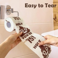 75th Birthday Decorations, Funny Toilet Paper Roll, 3-ply Bathroom Decor