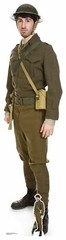 British World War 1 Soldier Cardboard Cutout / Standup / Standee – The Great War