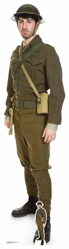 British World War 1 Soldier Cardboard Cutout / Standup / Standee – The Great War