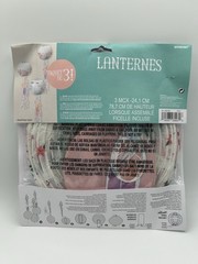 Amscan Pastel Floral Paper Party Lanterns 3 Count New