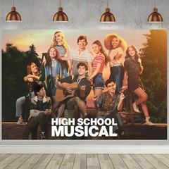 High School Musical Party Supplies Backdrop Banner Birthday Gift Theme Party