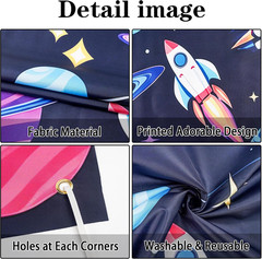 Back to School Door Banner, Blast into a Learning Adventure Decorations | Space