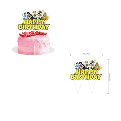 Anime Sailor Moon Theme Birthday Party Decorate Set,Balloon Banner Cake Toppers
