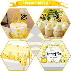 Bee Baby Shower Decorations, Bumble Bee Baby Shower Decor, a Little Honey Is on