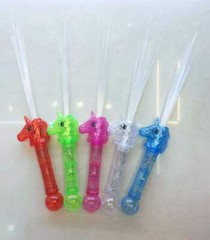 Light Up Unicorn Wand Color Changing Fiber Optic LED Lights Magic Wand , 5 Pack
