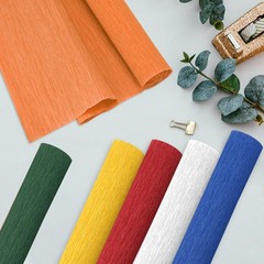 8 Rolls Crepe Paper Streamers 10×98 Inch 8 Memphis Colors DIY Wrapping