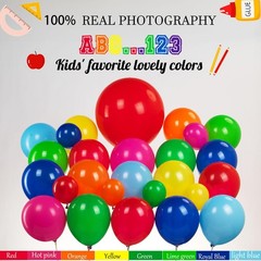 back to school balloons hot pink and red yellow green balloon garland arch ki…