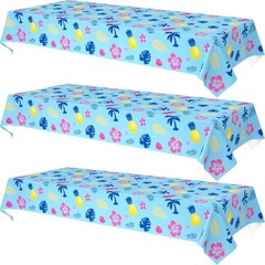 3 Pieces Palm Leaves Tablecloths Birthday Party Decorations Supplies Hawaiian