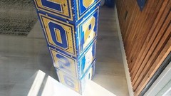 Navy Blue & Gold Graduation Decorations 2026 – Balloon Boxes, Garland Kit & Bann
