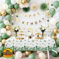 RBYOO Sage Green 50th Birthday Decor