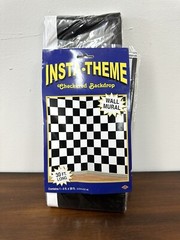 Insta-Theme Checkered Backdrop Party Backdrop 30 Ft. No.52089 Wall Mural