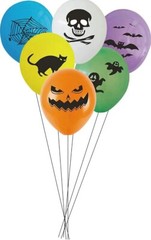 Halloween Balloons Banner Kit 44Pcs Large Type Happy Halloween Party Decorations