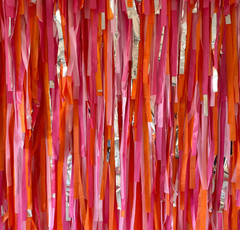 Background for Party Pink & Orange 5 ft x 7 ft – Fully Assembled w/ Hooks