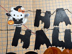 Hello Kitty Happy Halloween Banner 10 Pieces New (02)